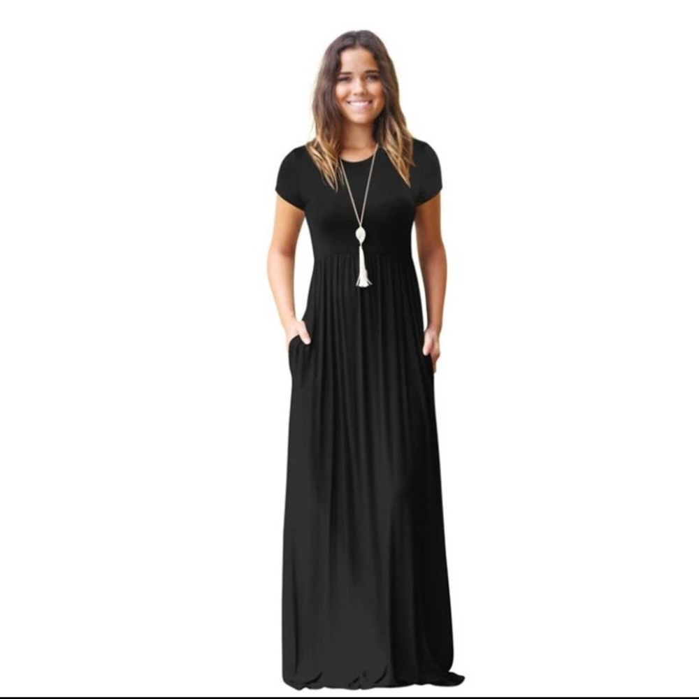 ❣️SALE❣️(Last 1) Women’s casual maxi dress with pockets - Picture 4 of 6